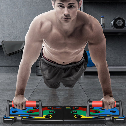 Foldable Push-Up Rack For Stronger Chest Workouts