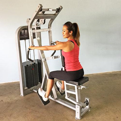 Classic Seated Row - Muscle D Fitness - Pin Selectorized - Back Workout