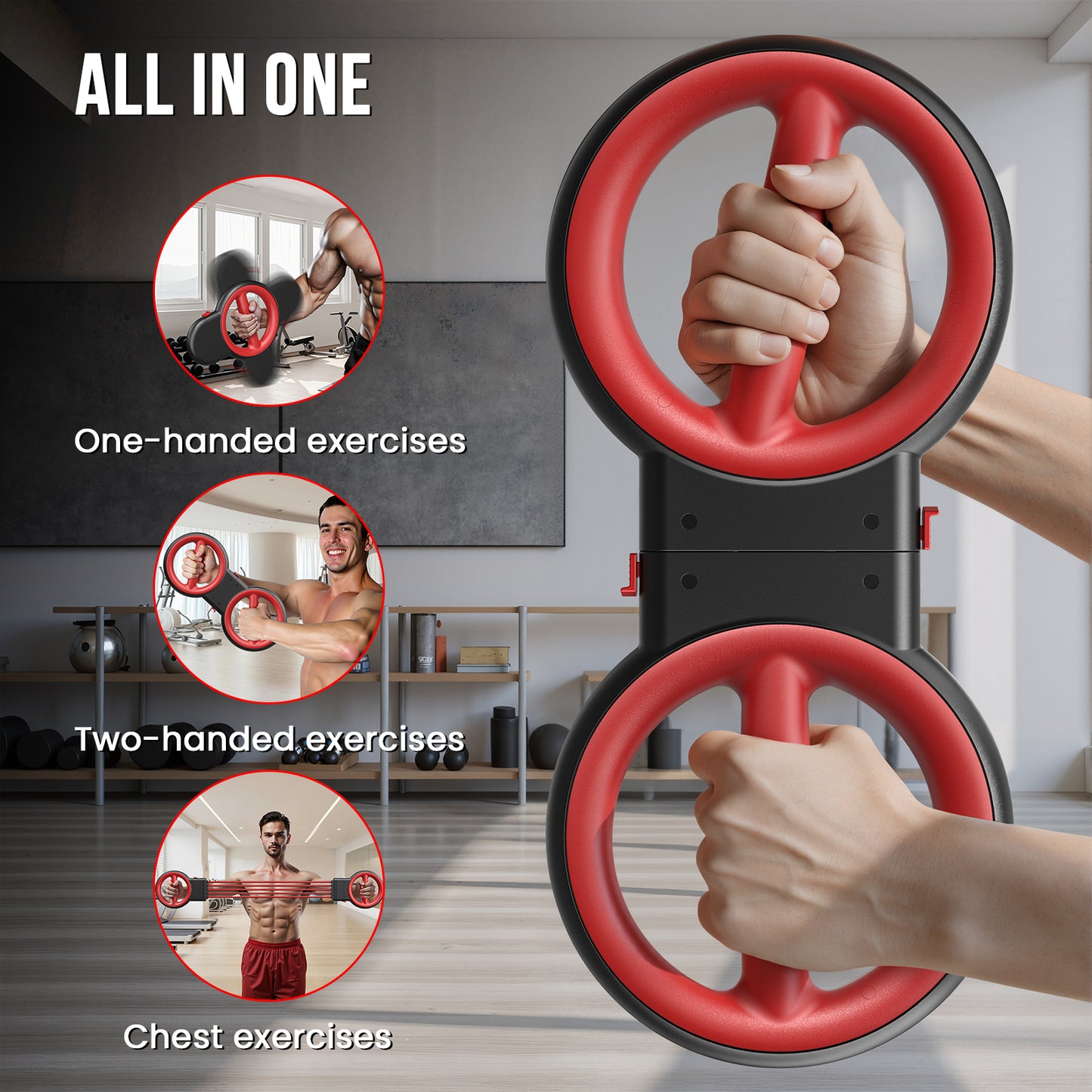 Build Stronger Arms, Chest & Shoulders Anywhere | FlexCore™ 3-in-1 Upper Body Trainer